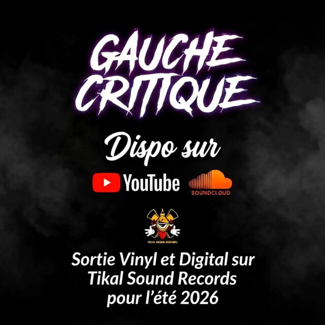 Gauche Critique dispo sur YT et SC.🎉
Sortie officielle en Vinyl & Digital pour l'été 2026.
https://ffm.to/gauchecritique

Audio : Belka 
Acapella : H-Tône 
Video : Avesta Vision
Label : Tikal Sound Records, BLKR
Master Vinyl : FKY
Master Digital : Belka

#hardtek #hiphopculture #tekno #freetekno #sondeteuf